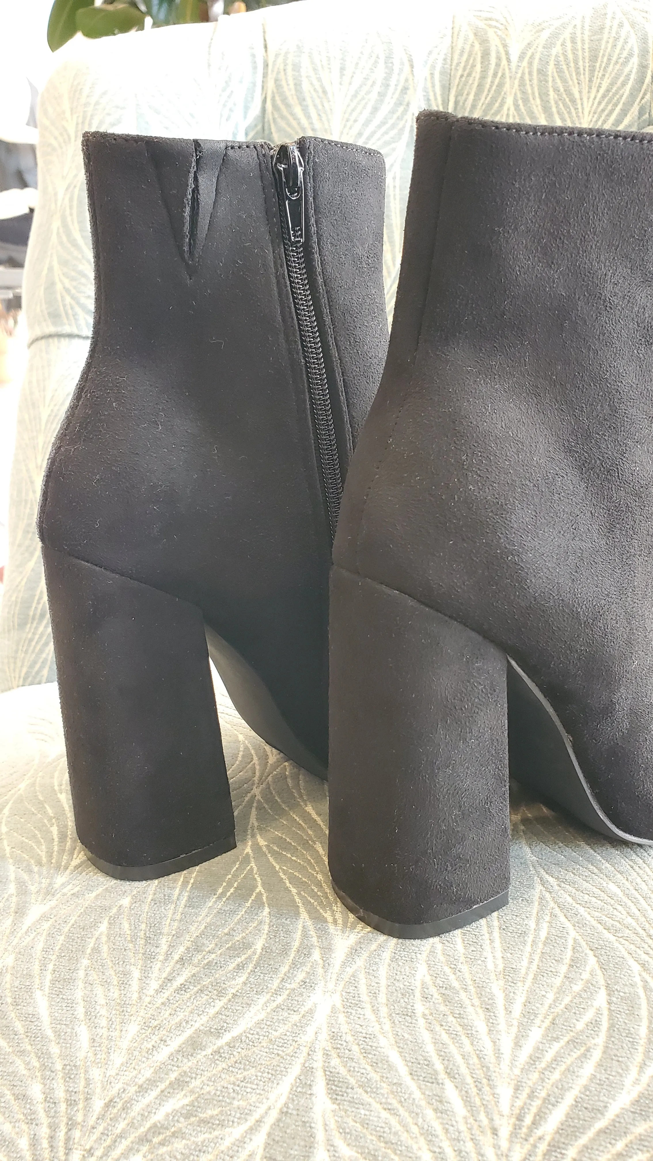 Suede Pointer Booties