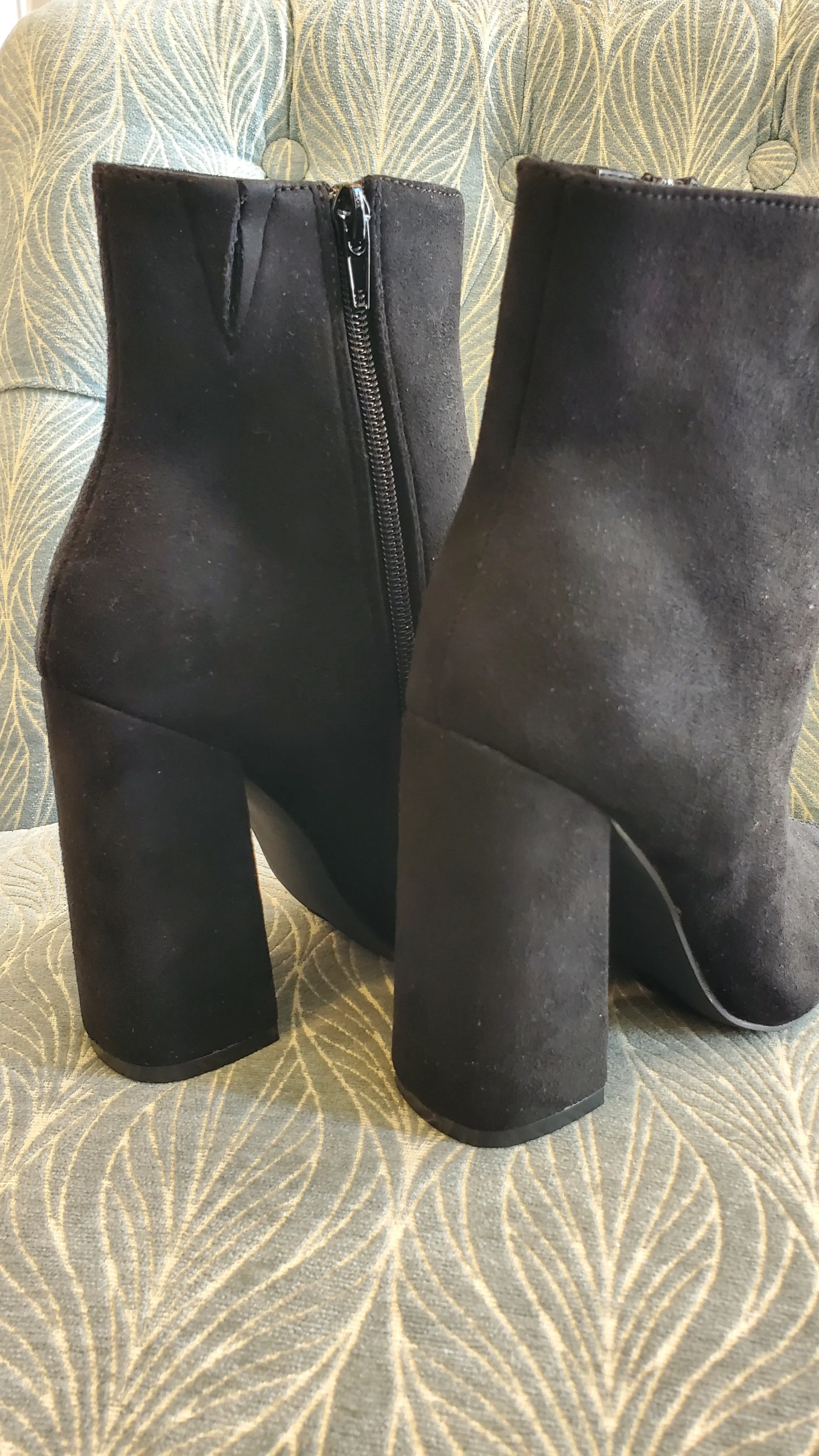 Suede Pointer Booties