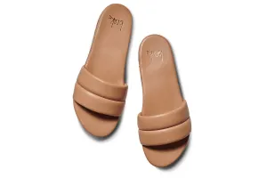 Sugarbird Leather Slide Sandal in Beach