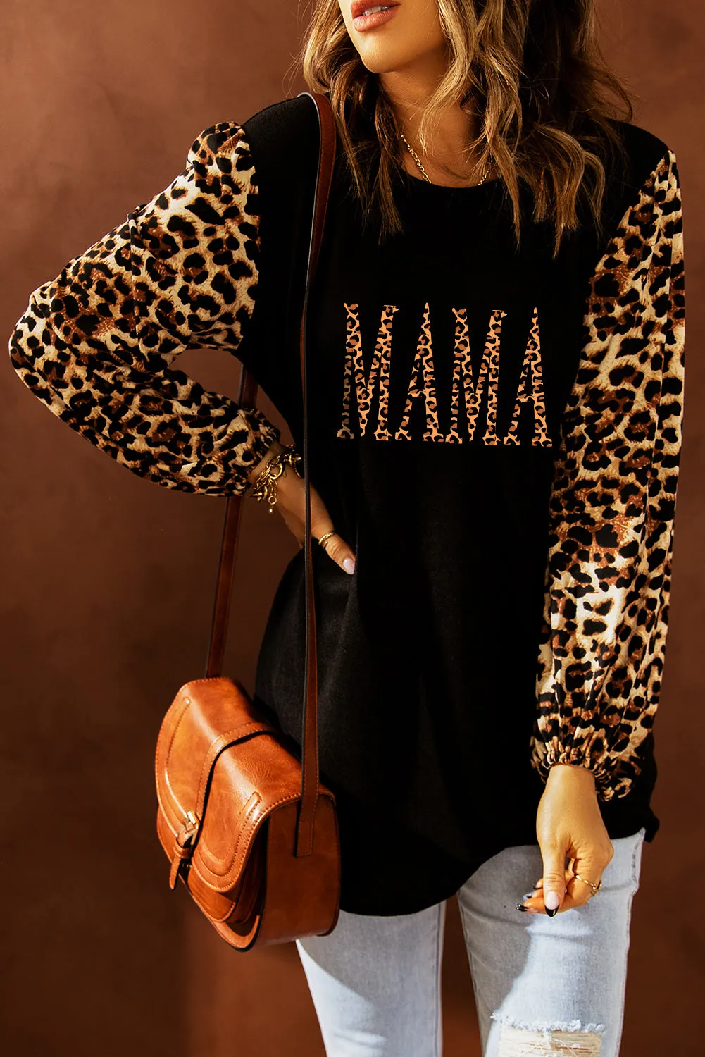 Sweet Spot Leopard Shift Top