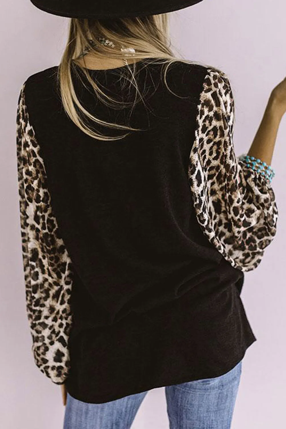 Sweet Spot Leopard Shift Top
