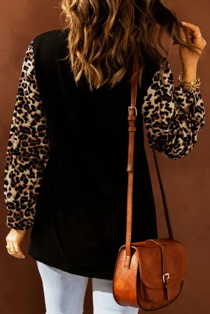 Sweet Spot Leopard Shift Top