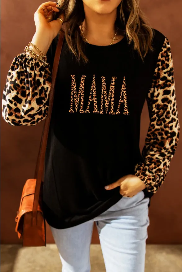 Sweet Spot Leopard Shift Top