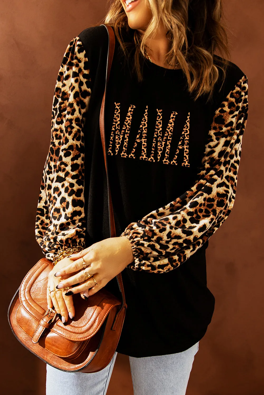 Sweet Spot Leopard Shift Top