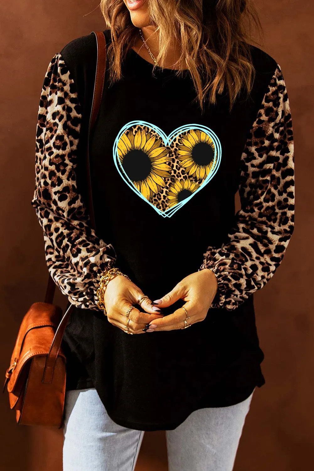 Sweet Spot Leopard Shift Top