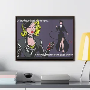 System Takeover Framed Wall Art Canvas