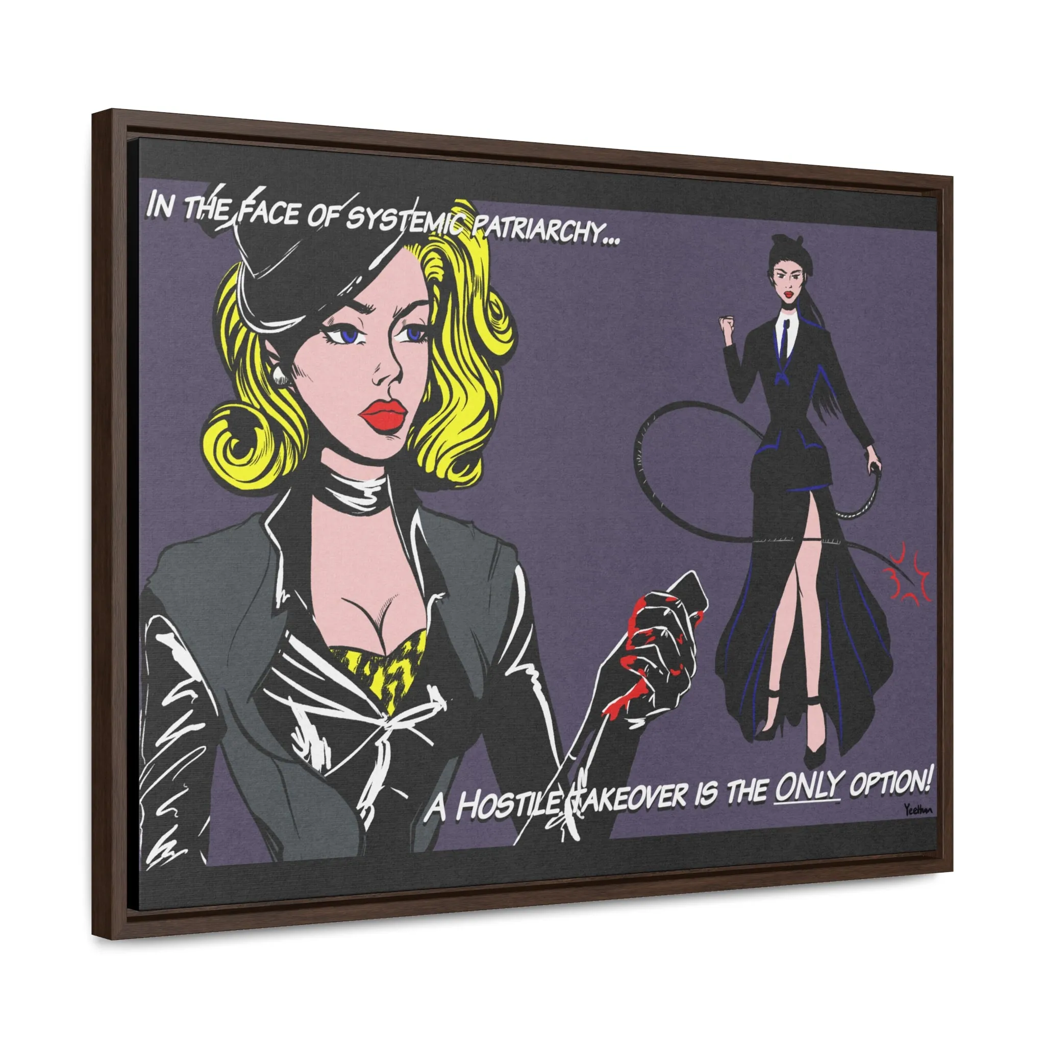 System Takeover Framed Wall Art Canvas