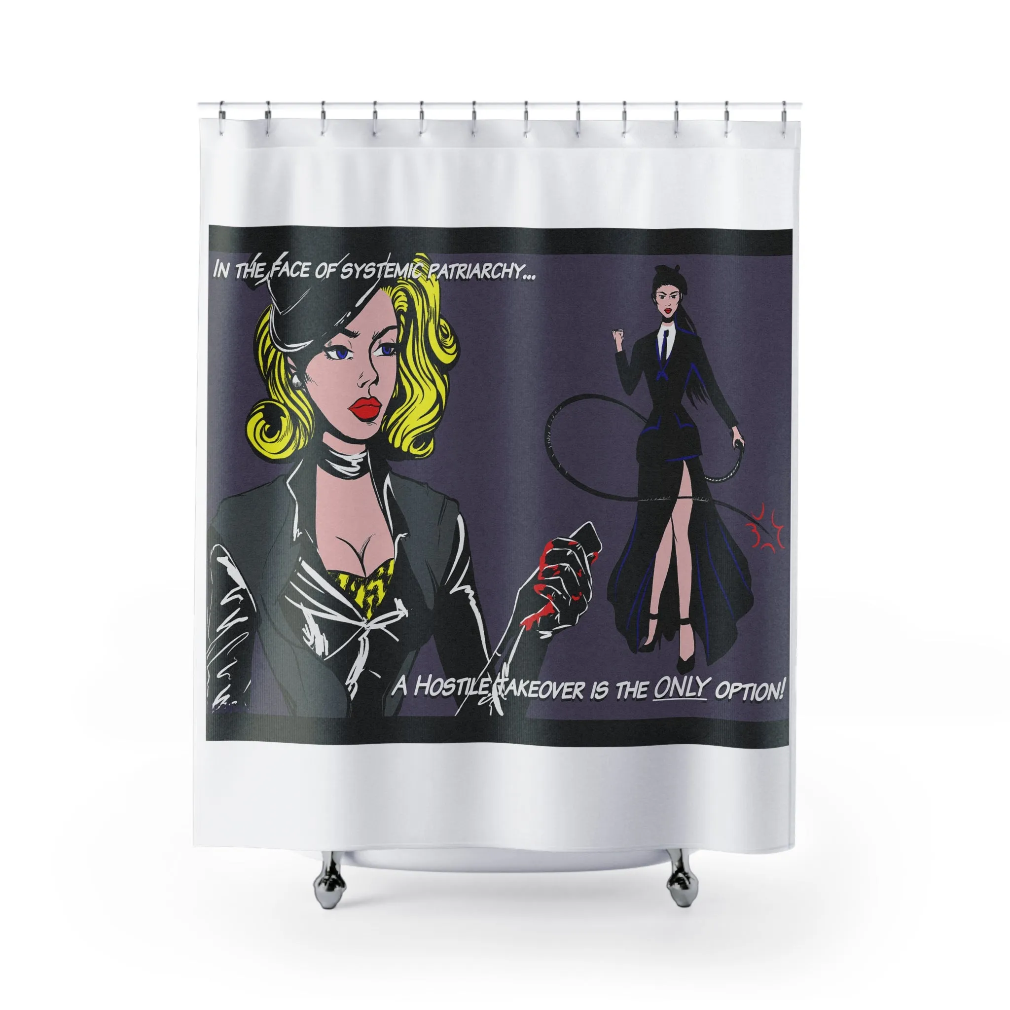 System Takeover Shower Curtains