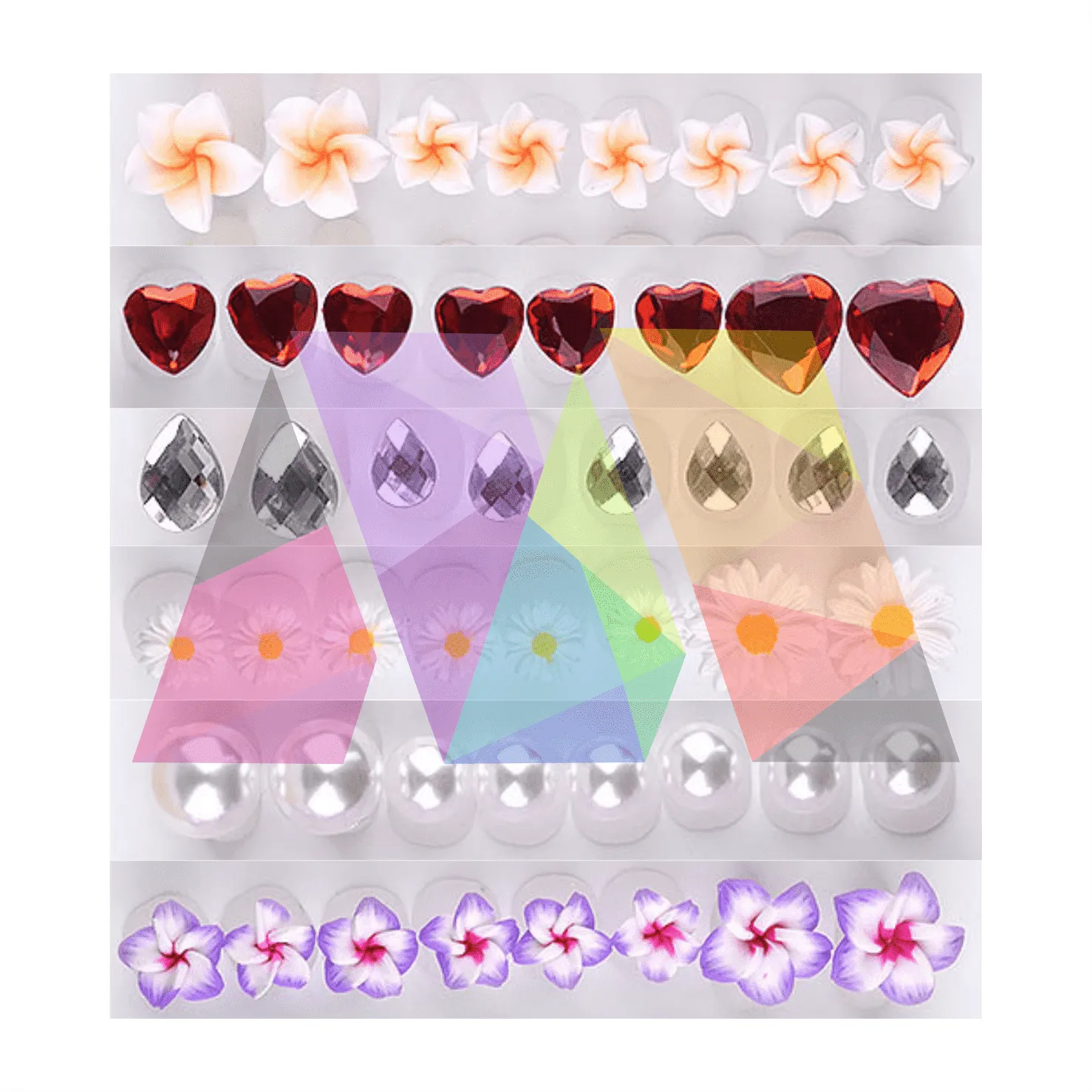 Toe Separators - Red Hearts