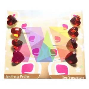 Toe Separators - Red Hearts