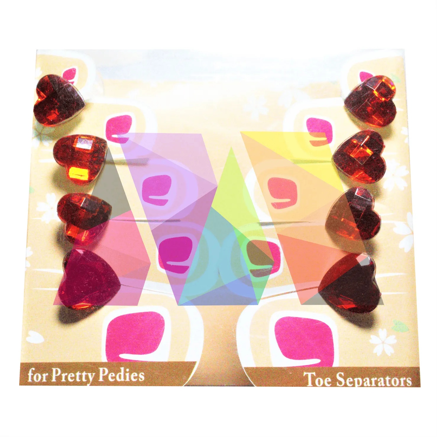 Toe Separators - Red Hearts