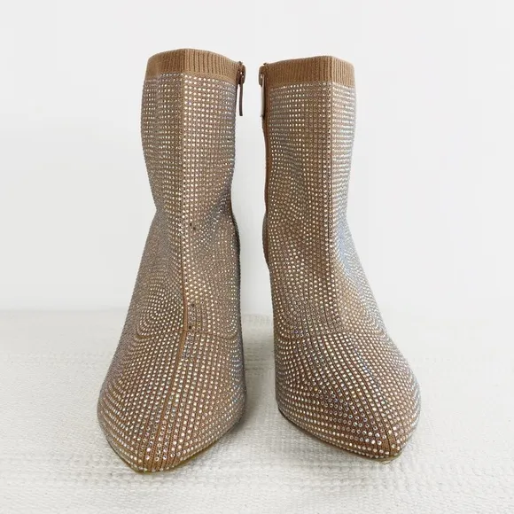 TORRID Stretch Knit Embellished Bootie Womens size 6.5 WW
