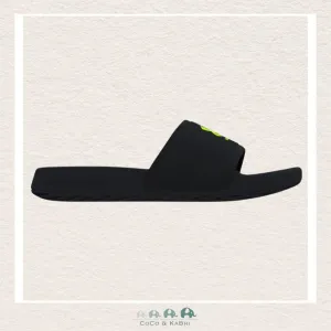 Under Armour Boys' Ignite Select Slides Black-Green