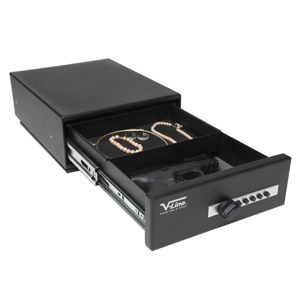 V-Line Slide-Away Pull Out Drawer Safe