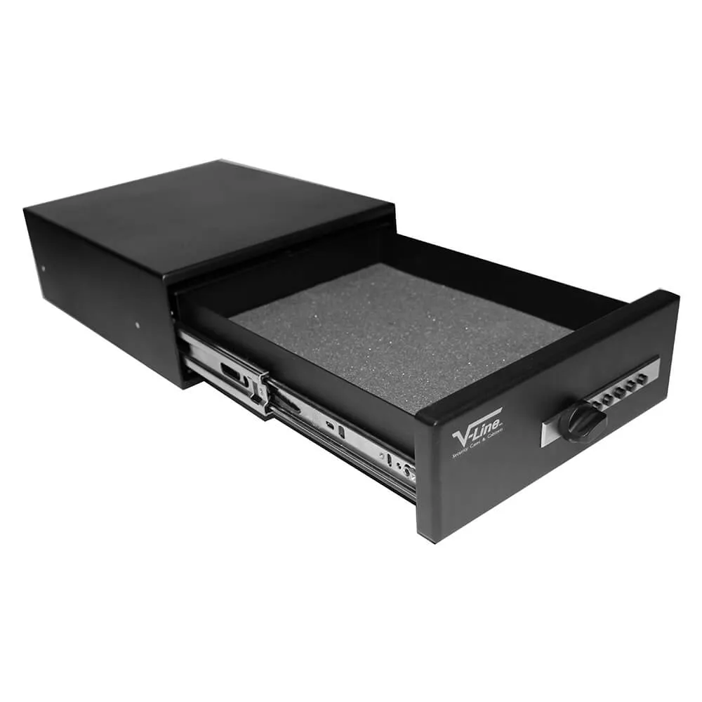 V-Line Slide-Away Pull Out Drawer Safe