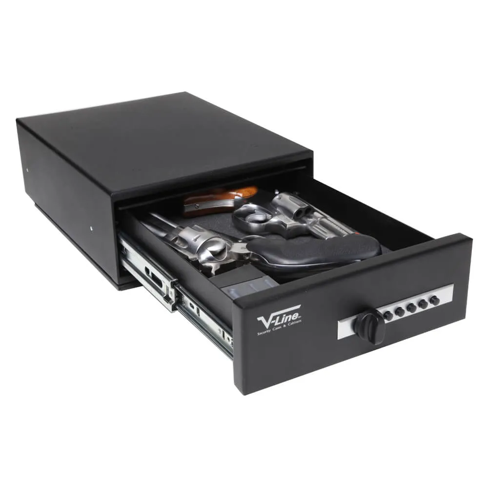 V-Line Slide-Away Pull Out Drawer Safe