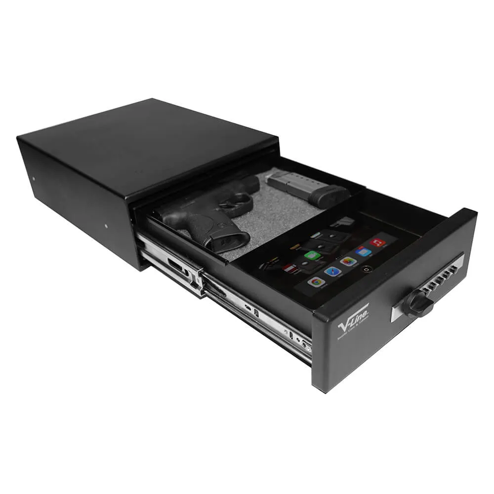 V-Line Slide-Away Pull Out Drawer Safe