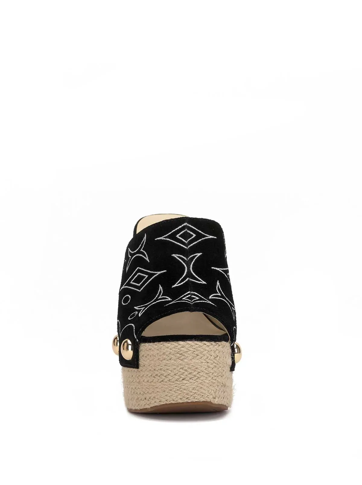 Vadim Espadrille Wedge in Black