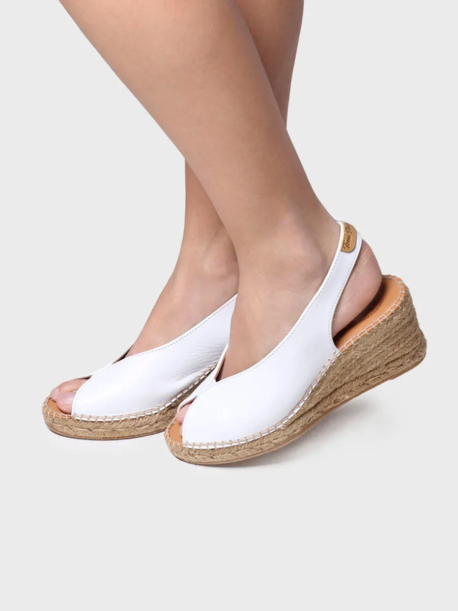 Wedge espadrilles peep toe style - LAILA-P