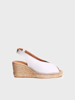 Wedge espadrilles peep toe style - LAILA-P