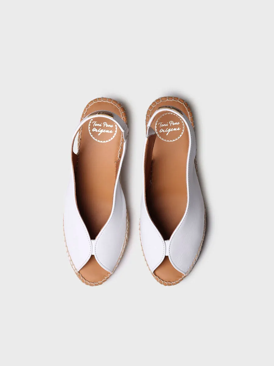 Wedge espadrilles peep toe style - LAILA-P