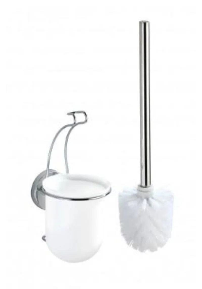 Wenko Vacuum Loc Toilet Brush Set Milazzo