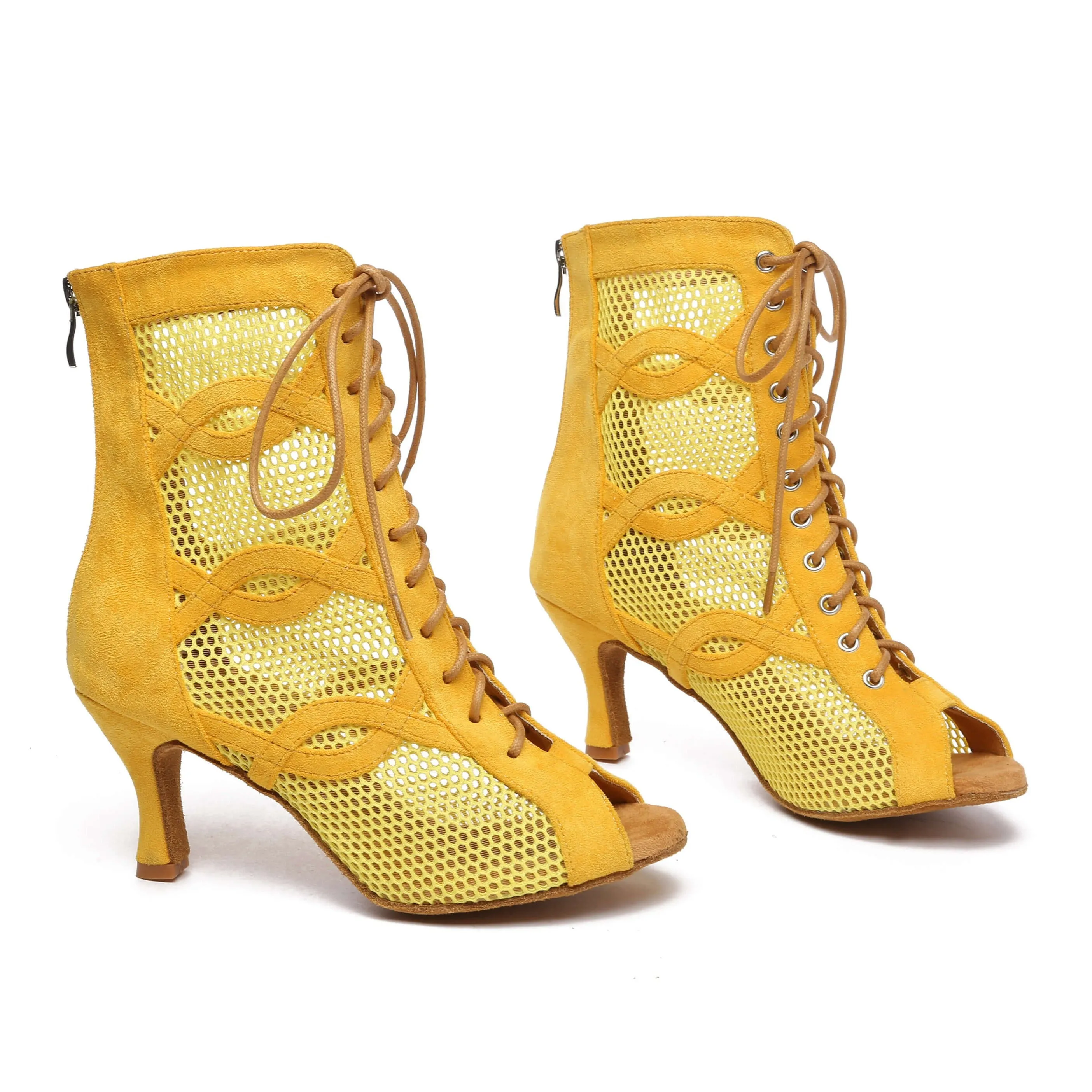 Women Peep Toe Prom Ankle Booties
