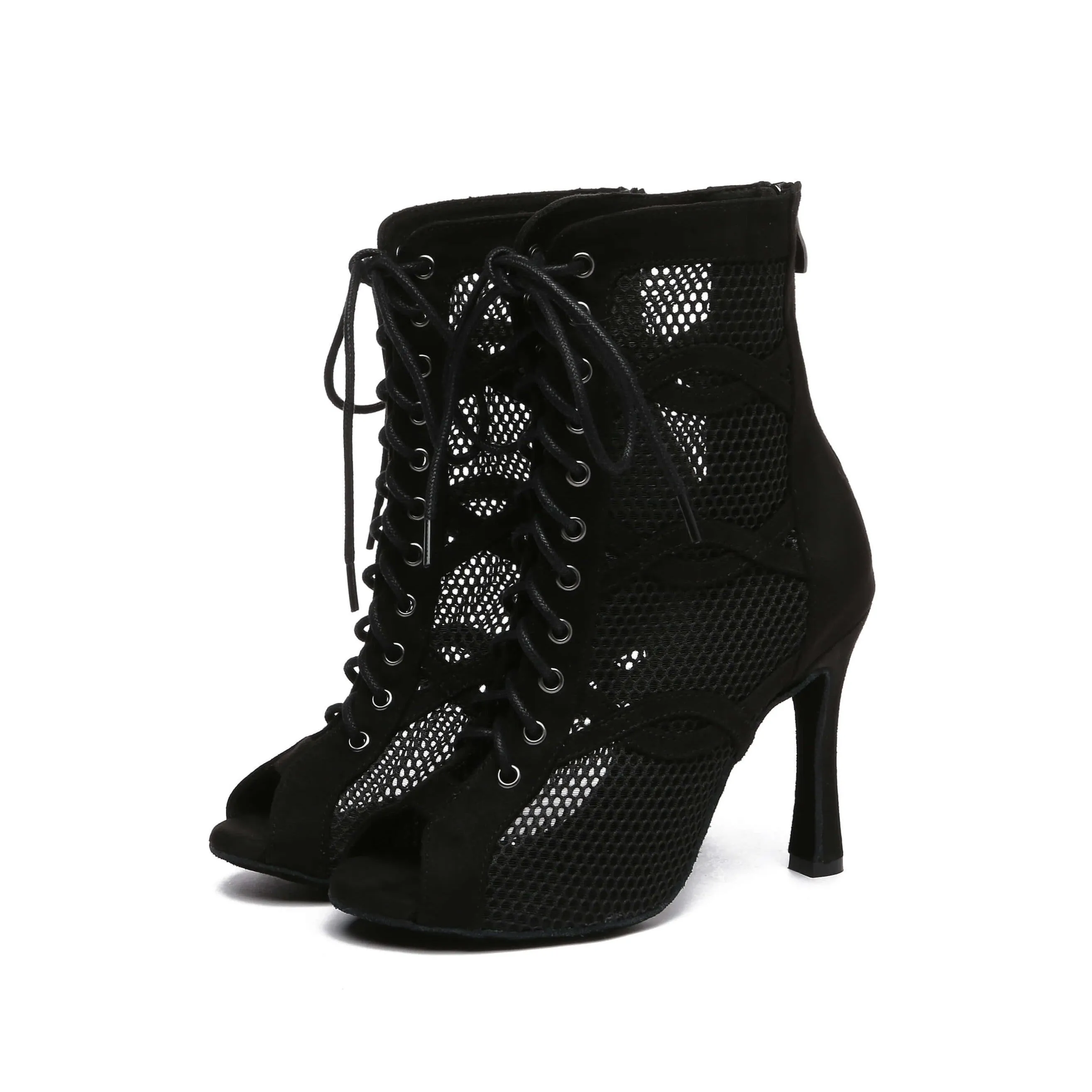 Women Peep Toe Prom Ankle Booties