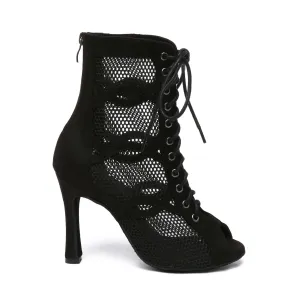 Women Peep Toe Prom Ankle Booties