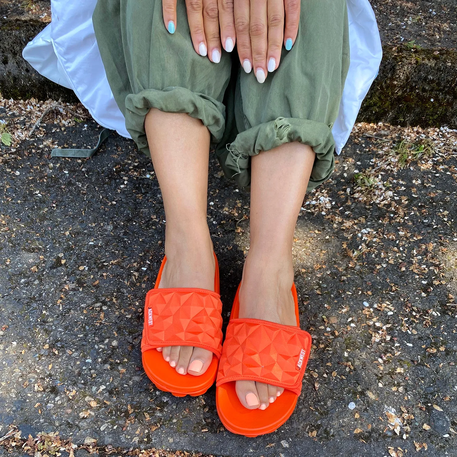 Women's EL A Slides - Seoul Orange