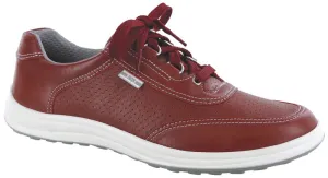 Women's Sporty Lux Lace Up Sneaker in Ruby Perf