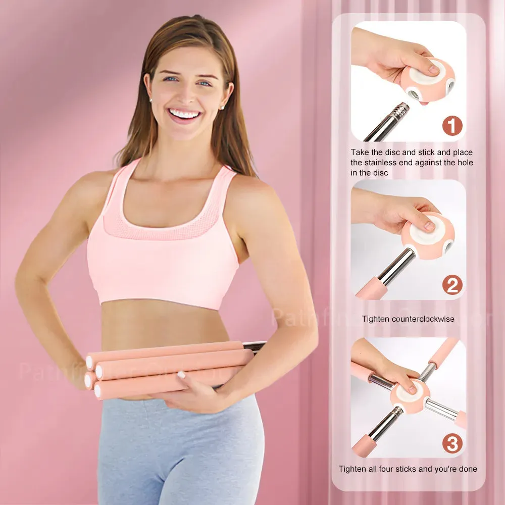 Yoga Hunchback Corrector Adjustable Stainless Steel Body Stick