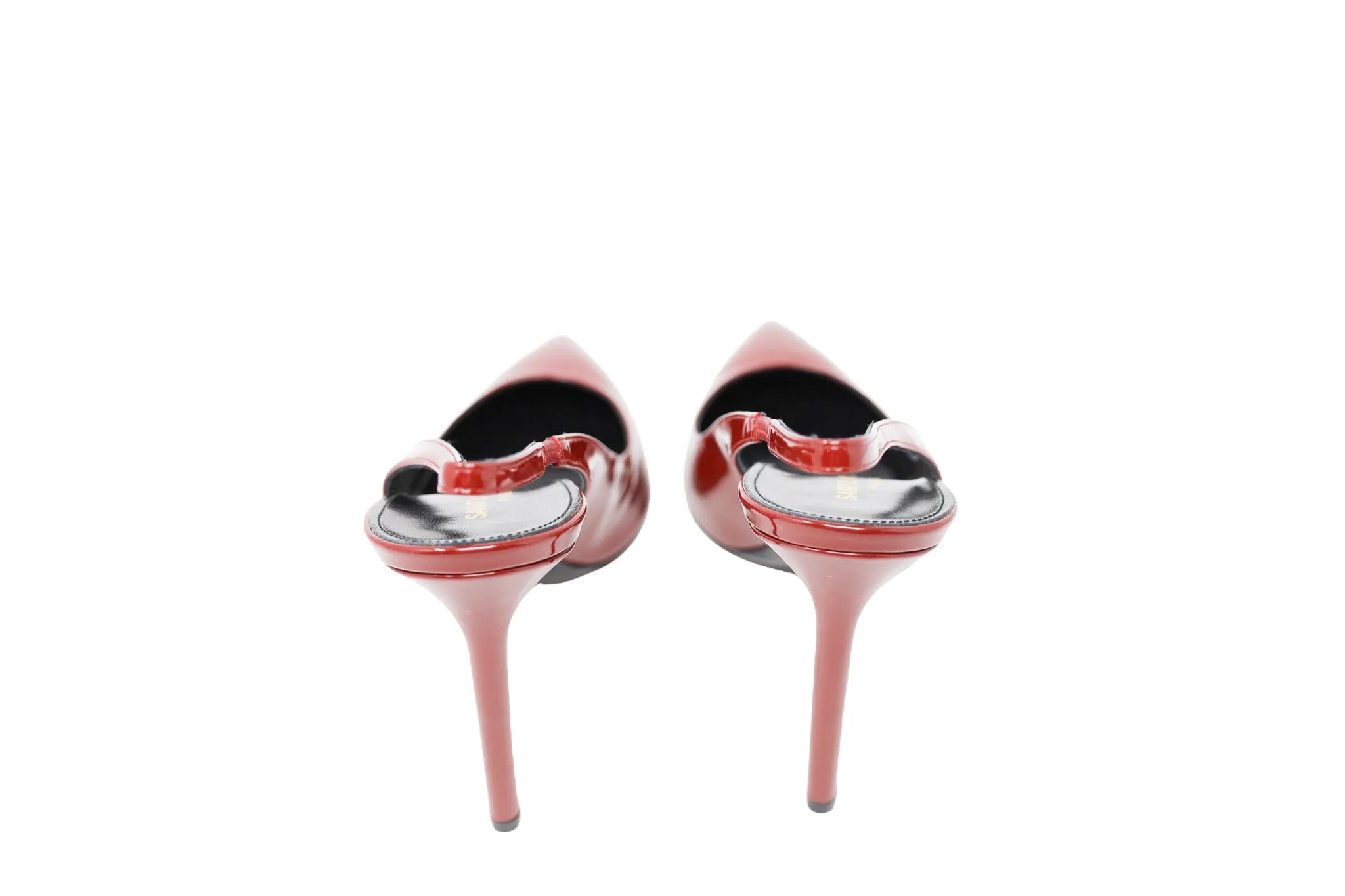 Yves Saint Laurent Slingback Patent Leather Pumps