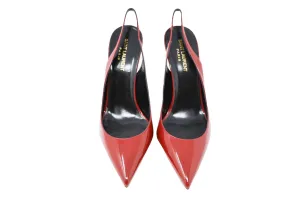 Yves Saint Laurent Slingback Patent Leather Pumps