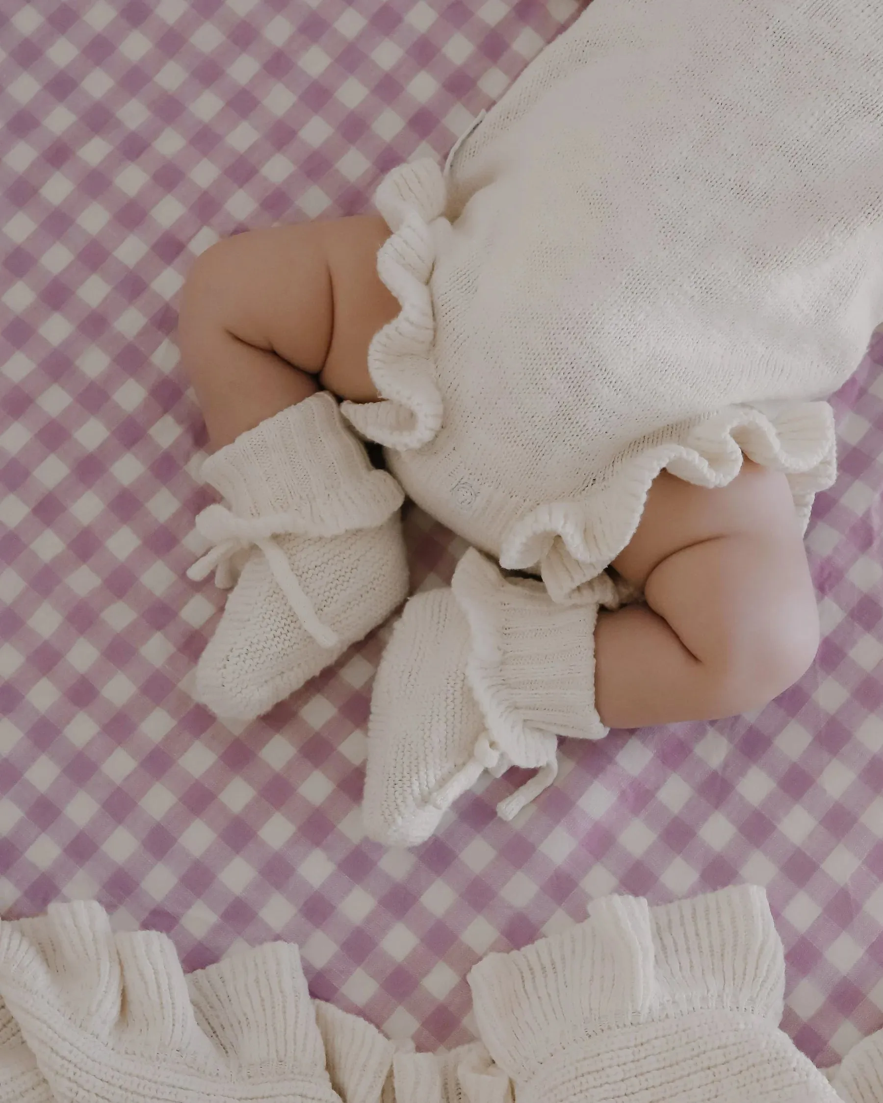 Ziggy Lou Booties - Coconut (Frill)