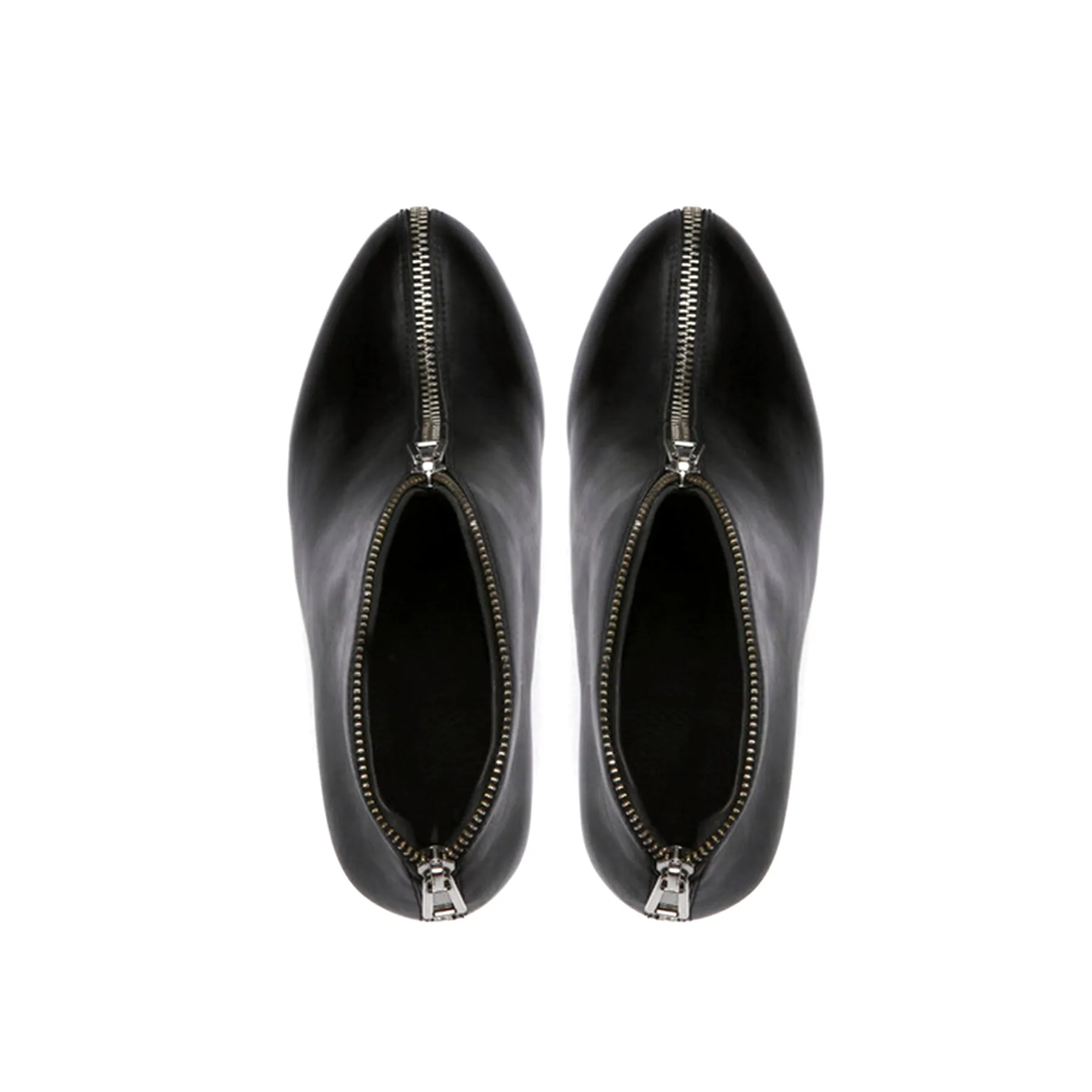 Zip My Way Heel Bootie Black